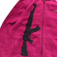 Load image into Gallery viewer, &#39;AK-47 HOOD SHOT&#39; Zipped Hoodie, L
