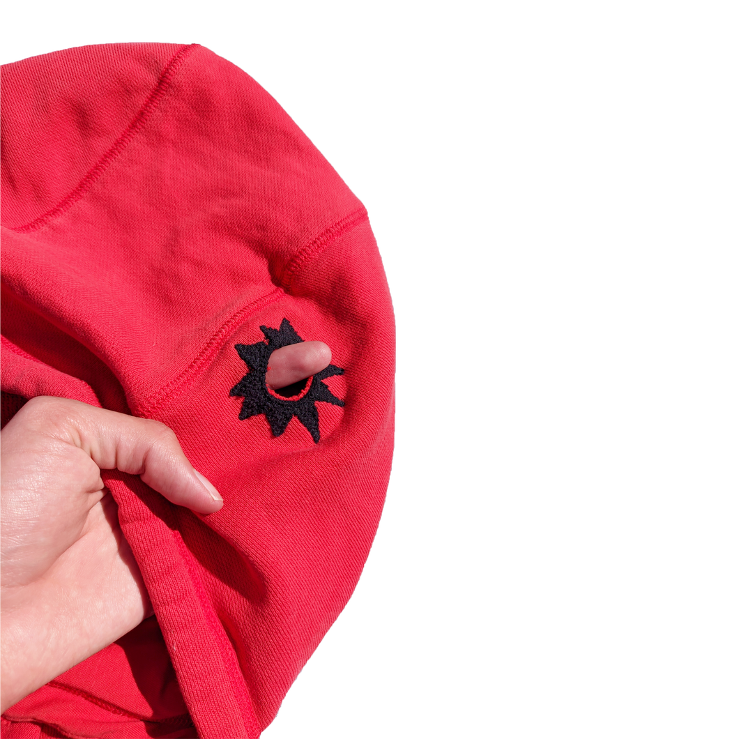 'HOOD SHOT' Zipped Hoodie, L