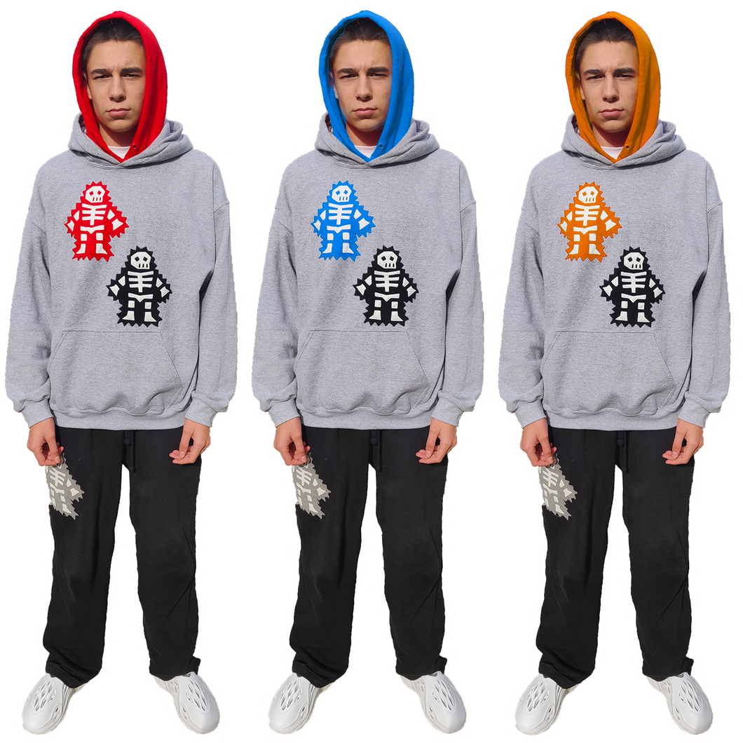 MAKE YOUR OWN 'ELECTRIC LIL SKELETON' HOODIE